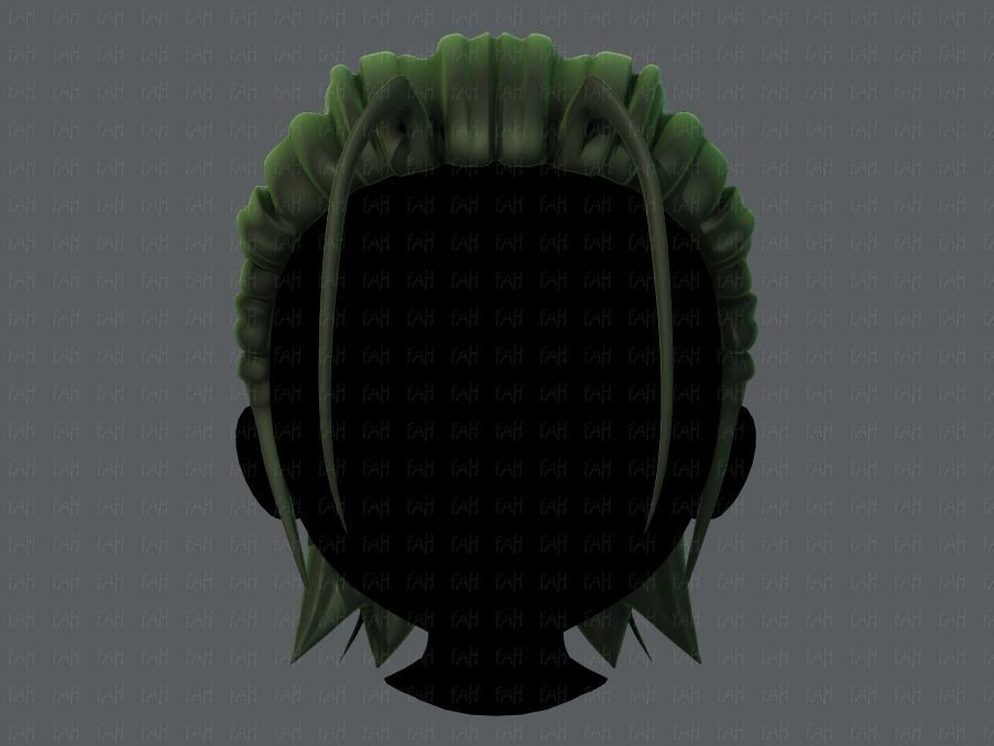 3D Hair style for boy V48 Low-poly 3D model_1