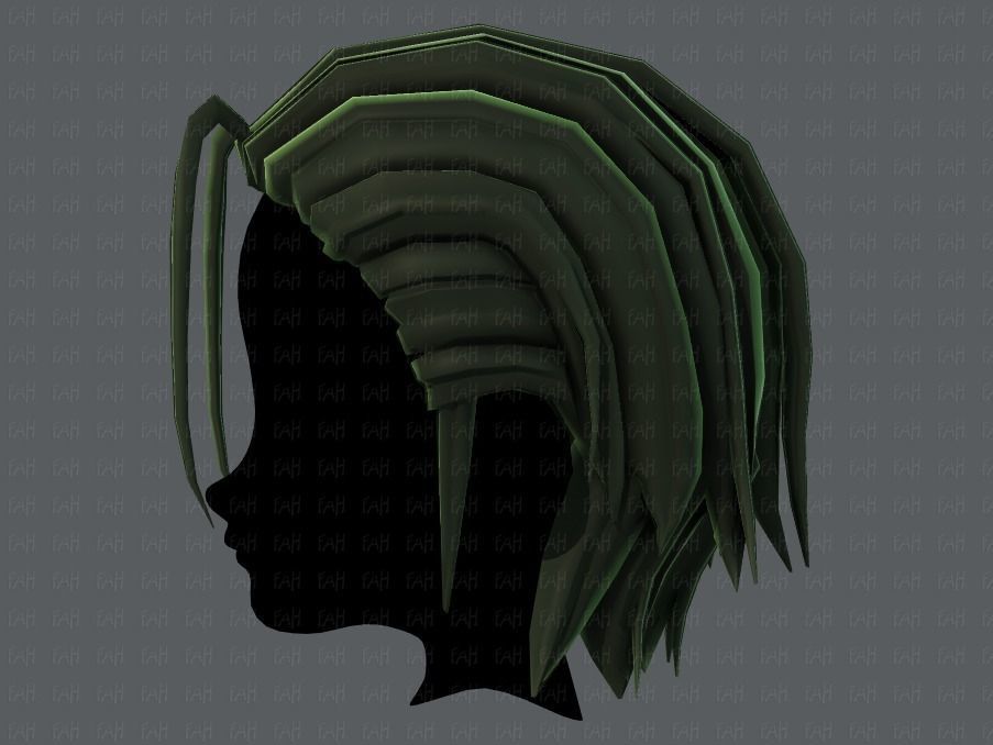 3D Hair style for boy V48 Low-poly 3D model_23
