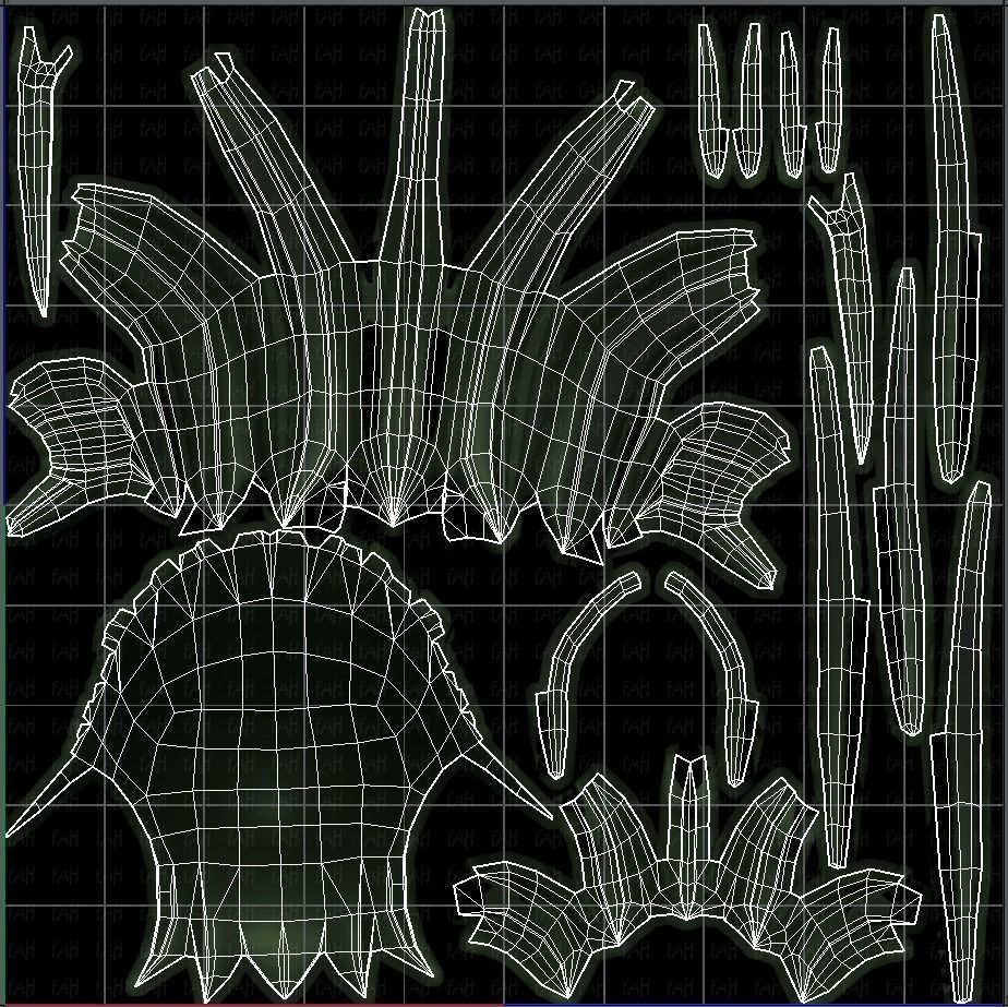 3D Hair style for boy V48 Low-poly 3D model_45