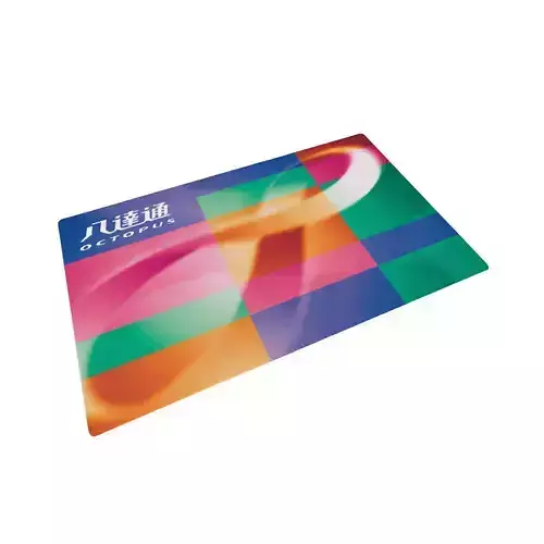 Octupus Card Low-poly 3D model