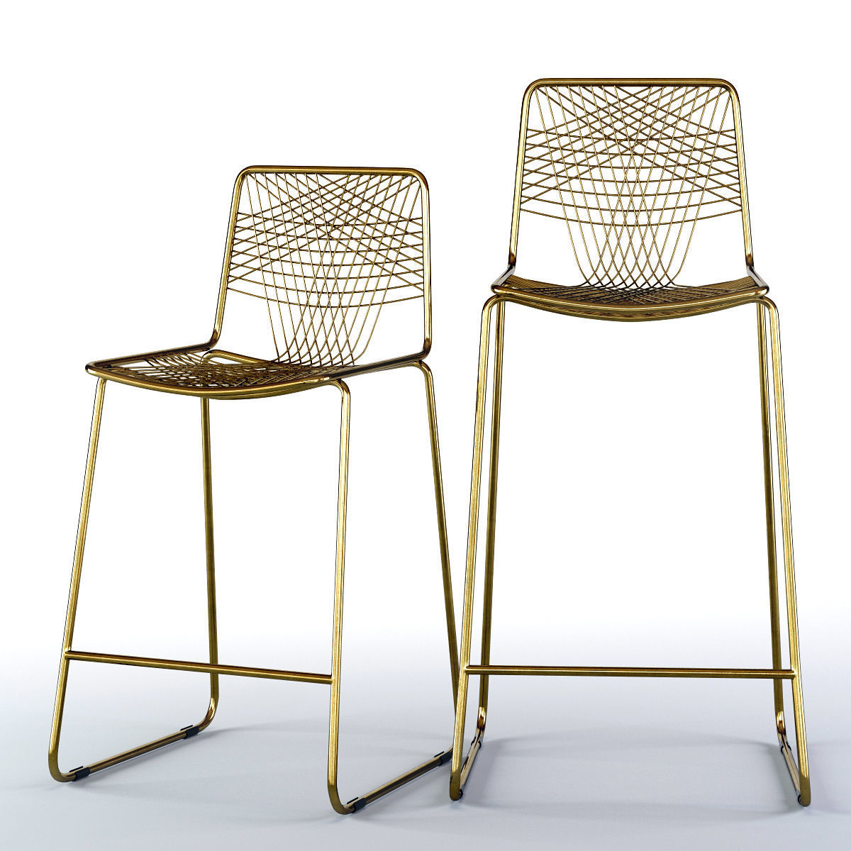 3d Model Cb2 Alpha Brass Bar Stools Cgtrader Cb2 Alpha Brass Bar Stools 3d Model Low Poly Max Obj Mtl Fbx Mat 1