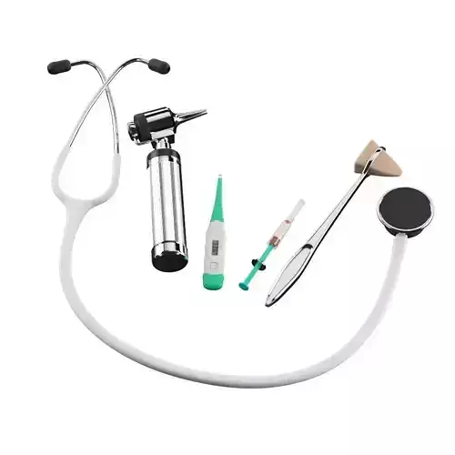 Medical Equipment Set 3D model