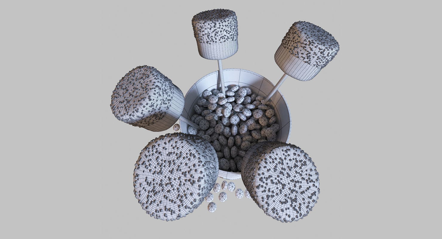 Valentines Marshmallow Pops 3D model_10