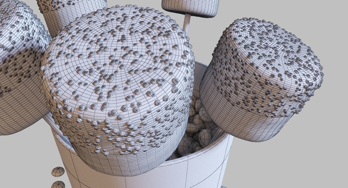 Valentines Marshmallow Pops 3D model_11