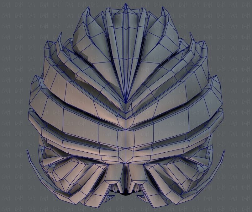 3D Hair style for boy V49 Low-poly 3D model_36