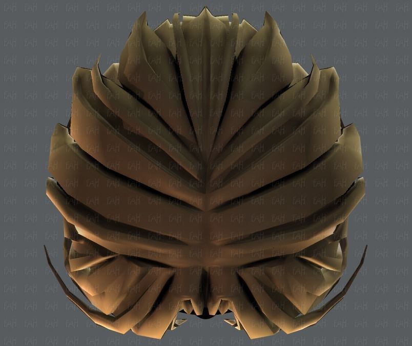 3D Hair style for boy V49 Low-poly 3D model_35