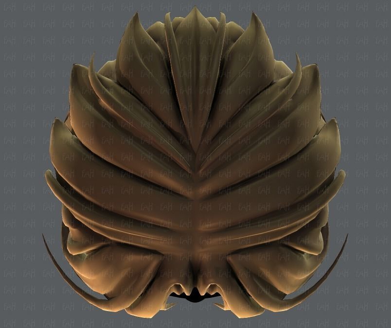 3D Hair style for boy V49 Low-poly 3D model_33