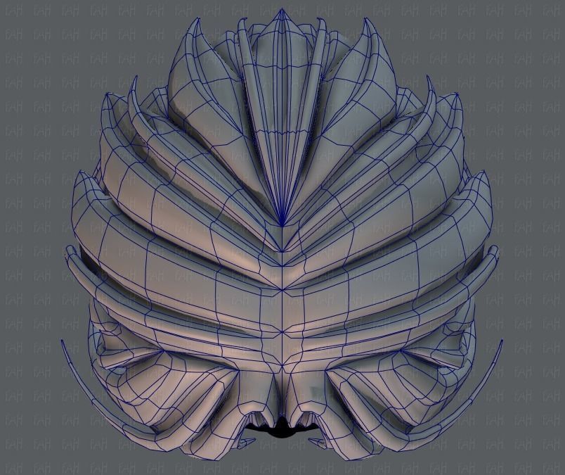 3D Hair style for boy V49 Low-poly 3D model_34