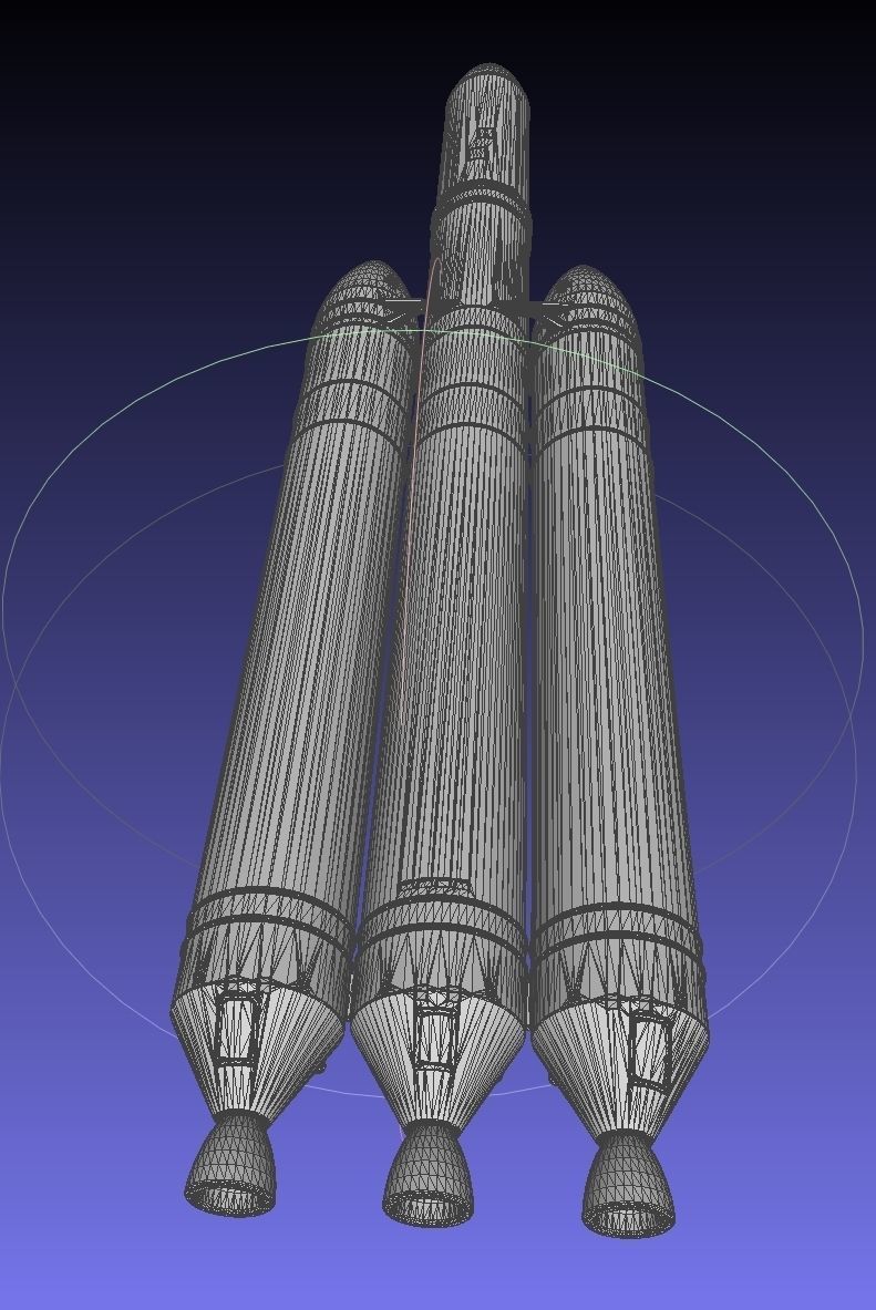 Delta IV Heavy Rocket 3D-Printable Miniature 3D print model_2