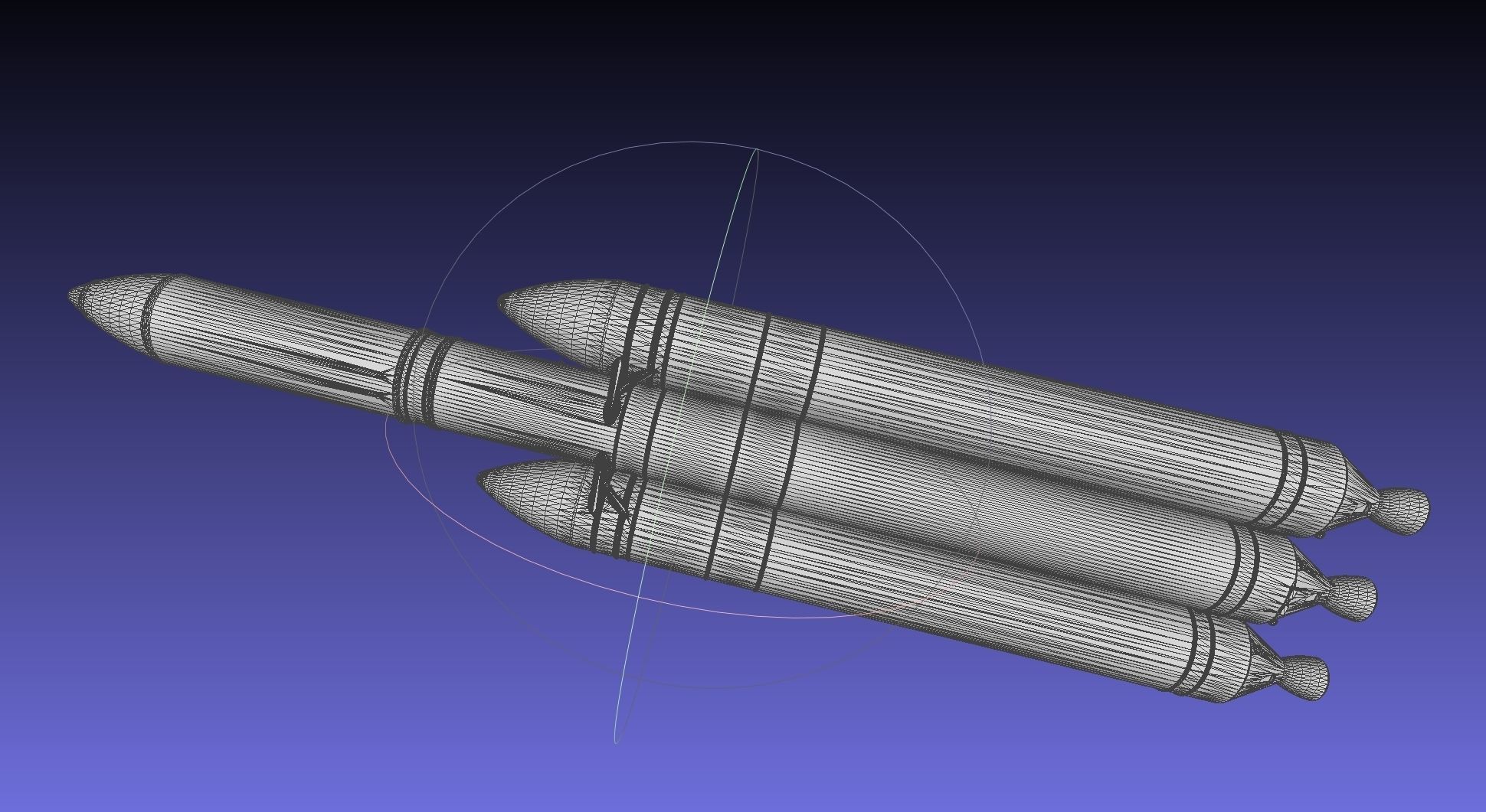 Delta IV Heavy Rocket 3D-Printable Miniature 3D print model_3