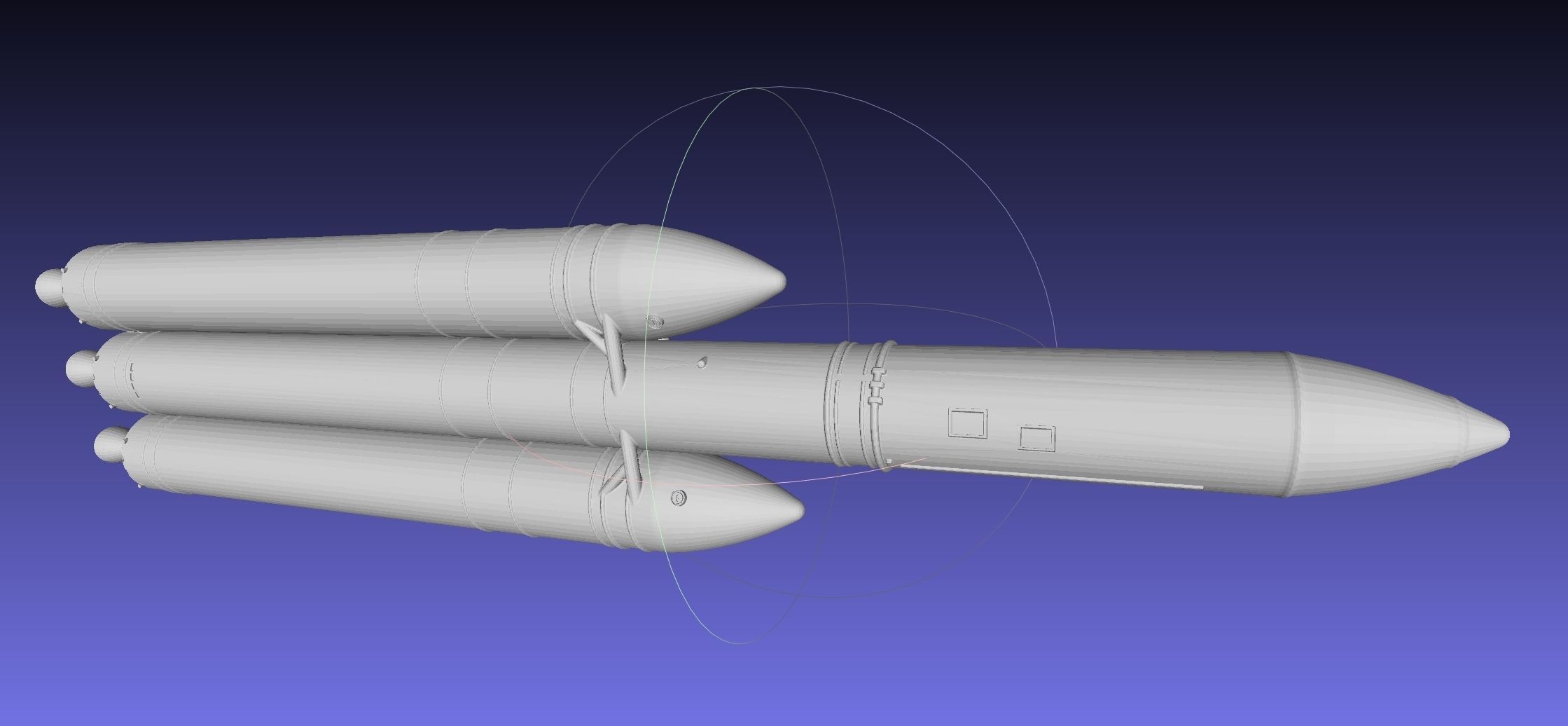 Delta IV Heavy Rocket 3D-Printable Miniature 3D print model_8