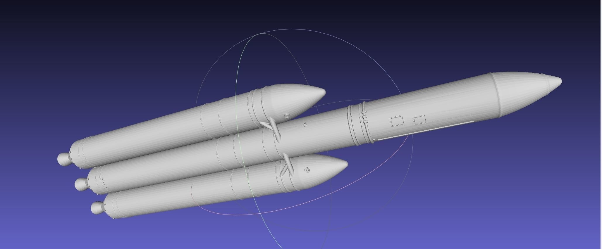 Delta IV Heavy Rocket 3D-Printable Miniature 3D print model_6