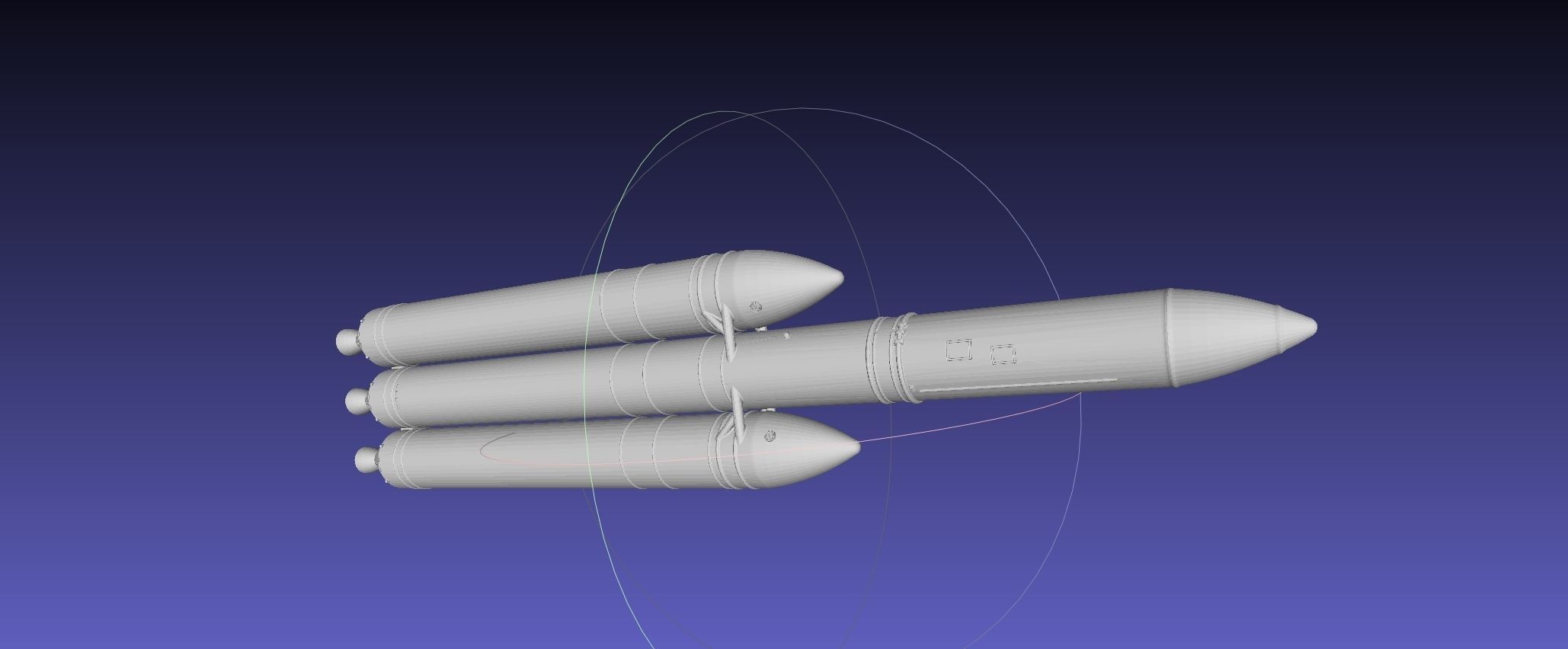 Delta IV Heavy Rocket 3D-Printable Miniature 3D print model_7