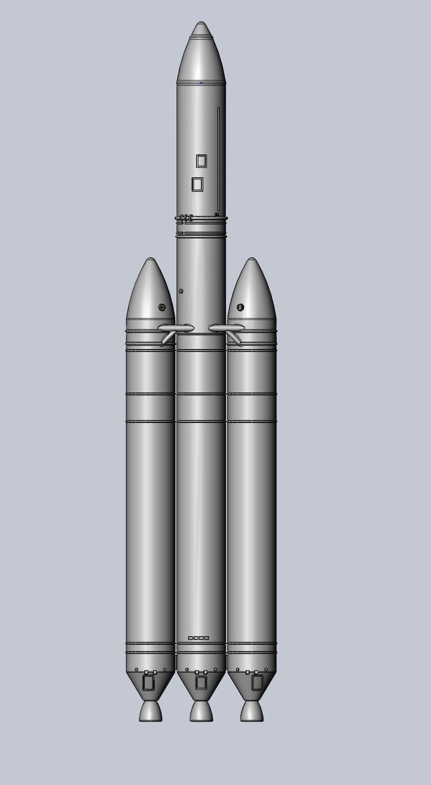 Delta IV Heavy Rocket 3D-Printable Miniature 3D print model_20
