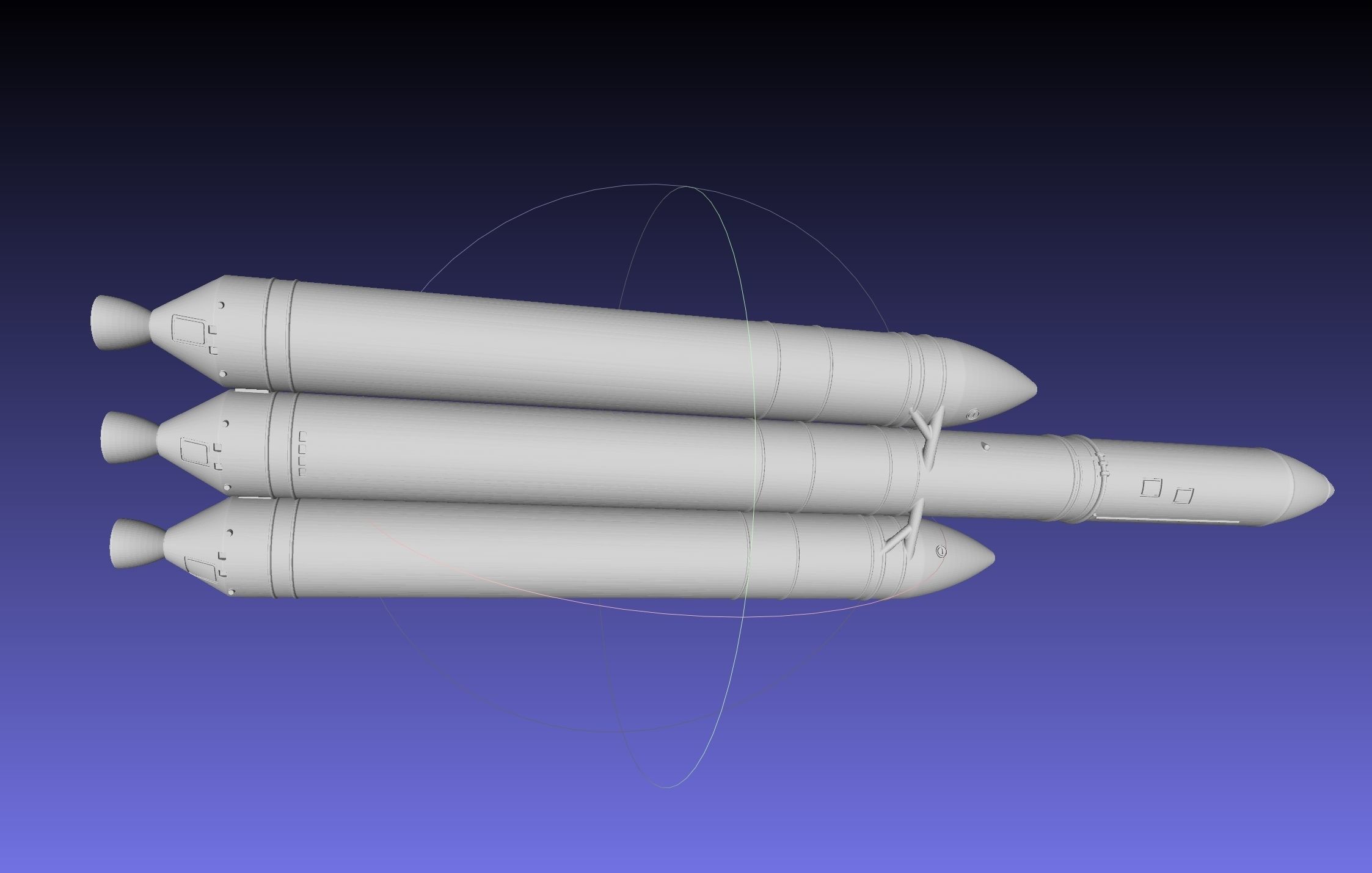 Delta IV Heavy Rocket 3D-Printable Miniature 3D print model_14