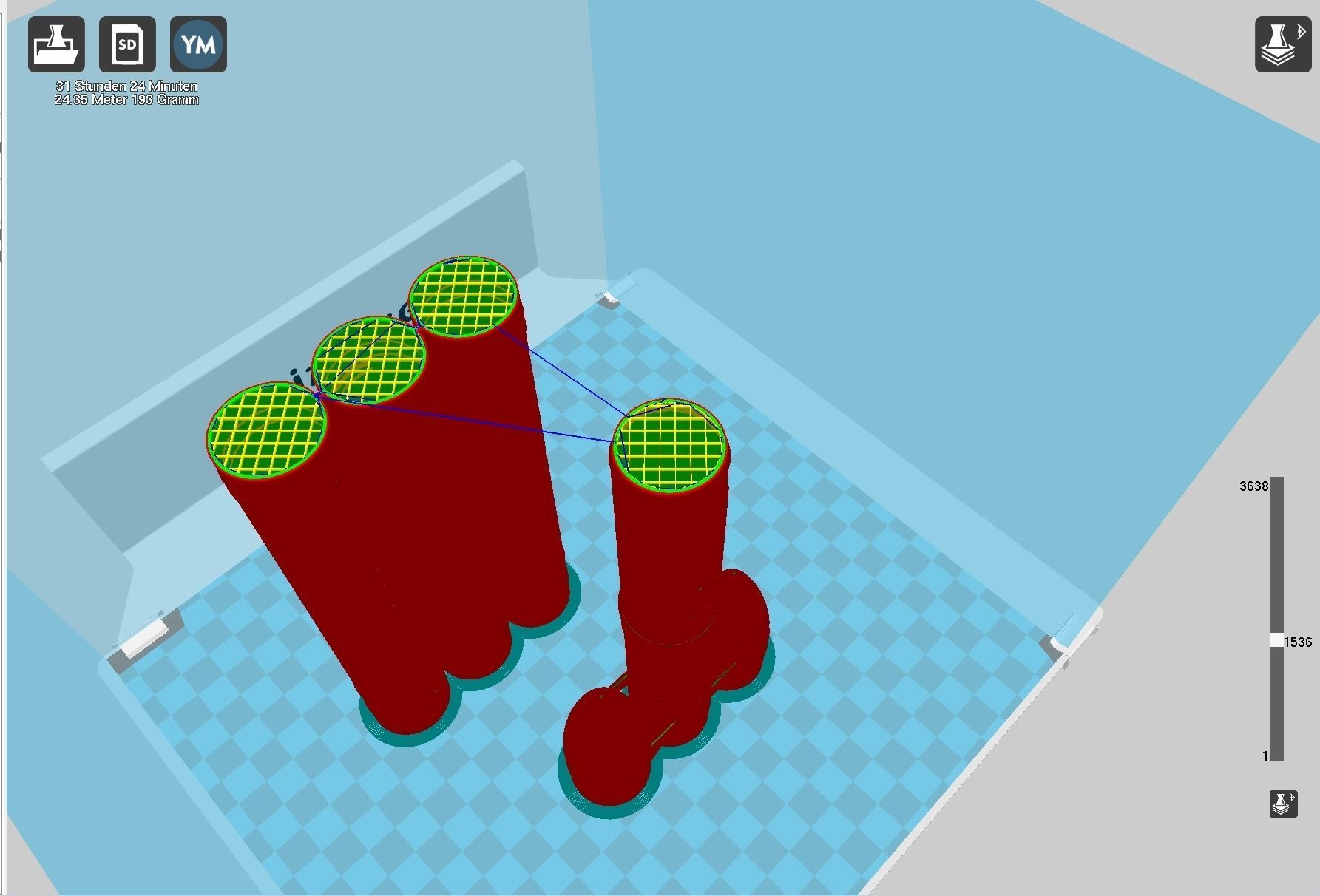 Delta IV Heavy Rocket 3D-Printable Miniature 3D print model_26