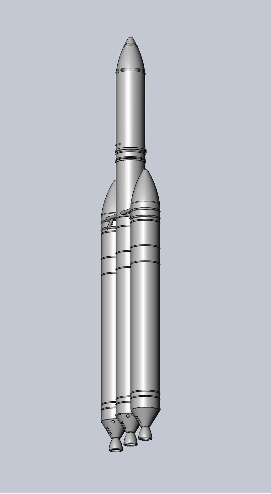 Delta IV Heavy Rocket 3D-Printable Miniature 3D print model_17