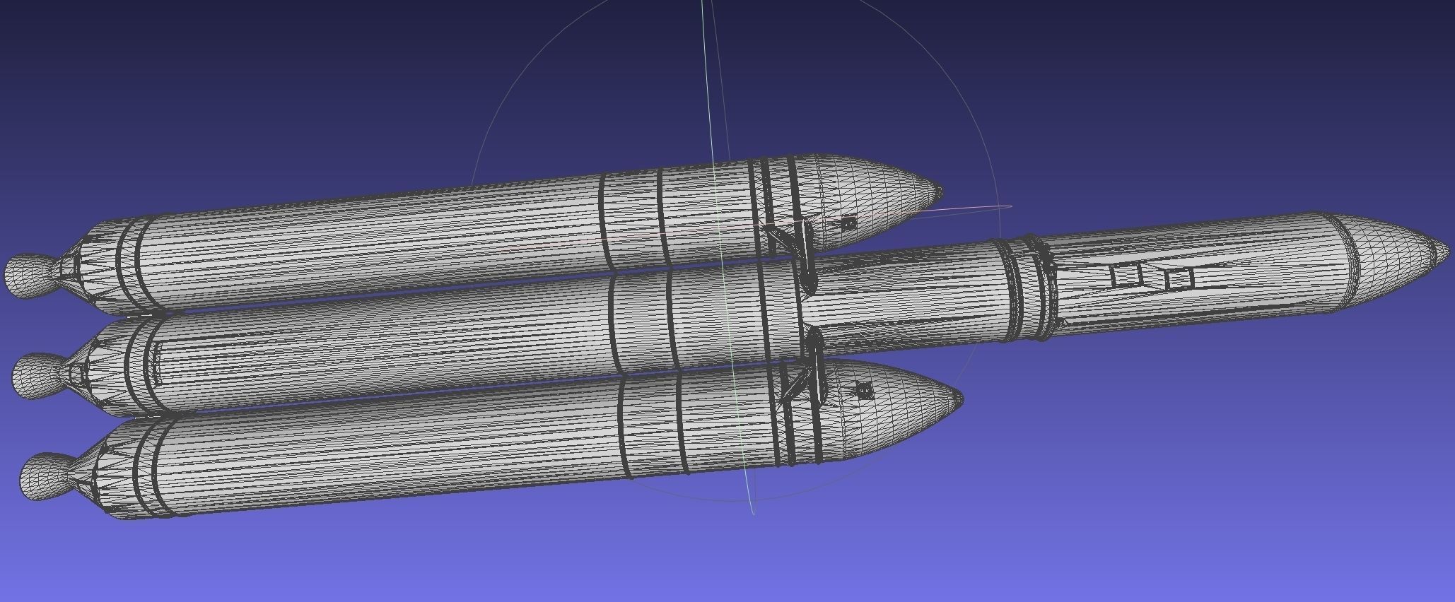 Delta IV Heavy Rocket 3D-Printable Miniature 3D print model_4