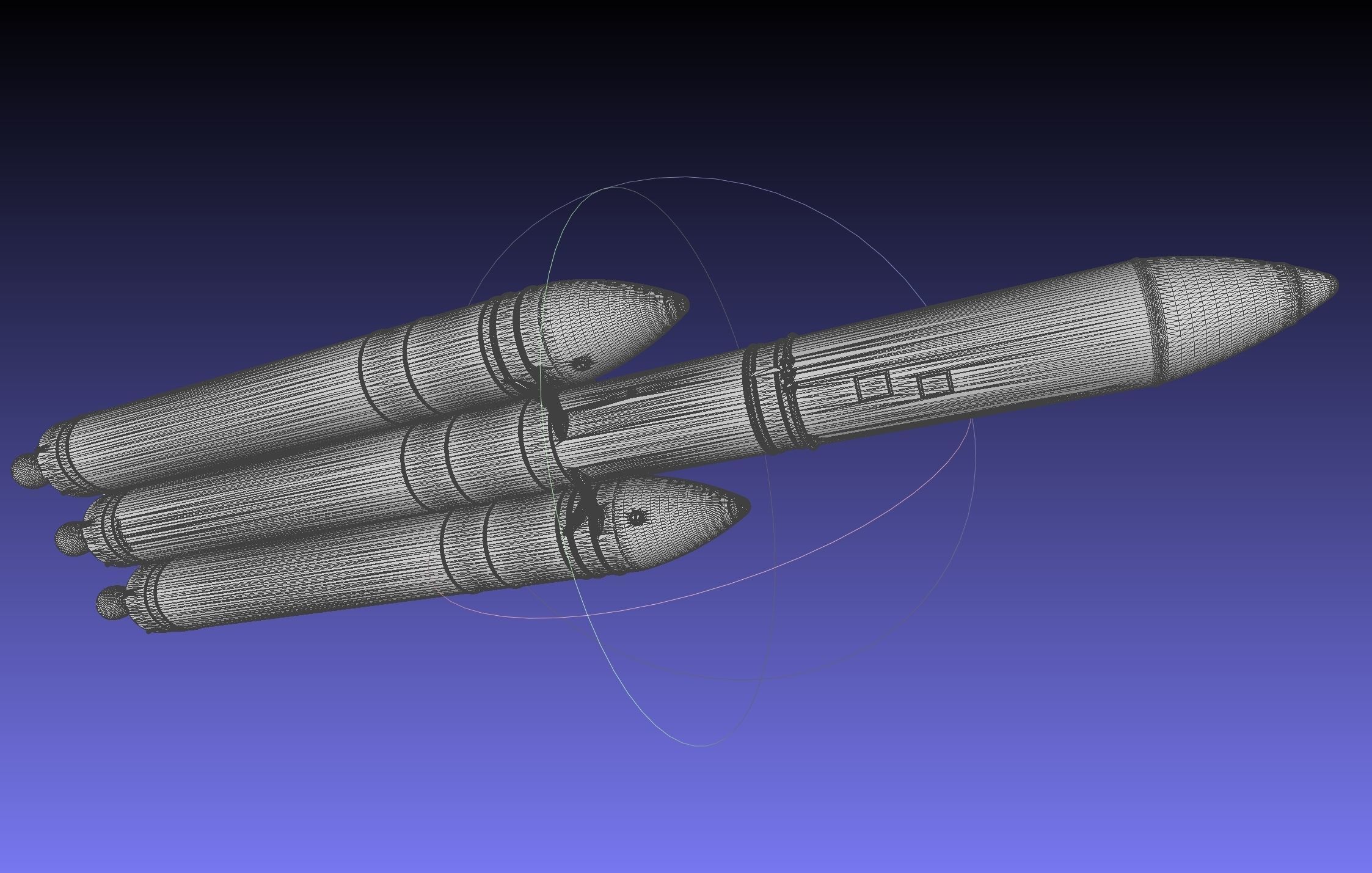 Delta IV Heavy Rocket 3D-Printable Miniature 3D print model_10