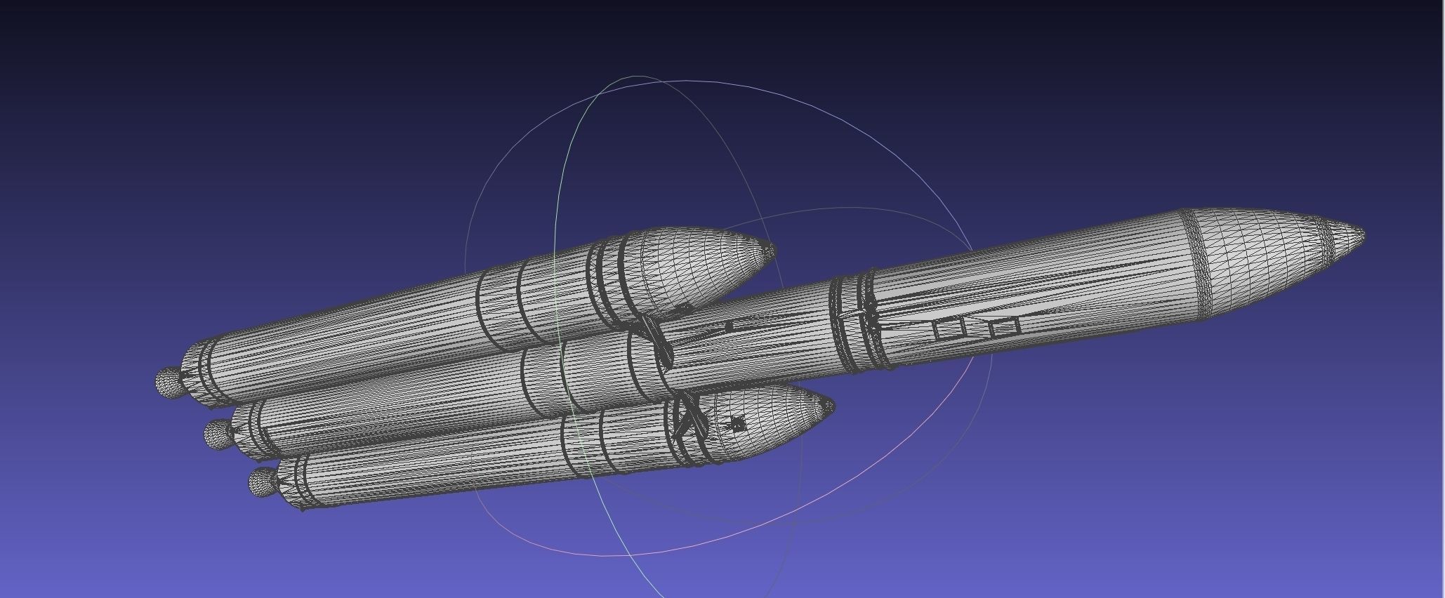 Delta IV Heavy Rocket 3D-Printable Miniature 3D print model_5
