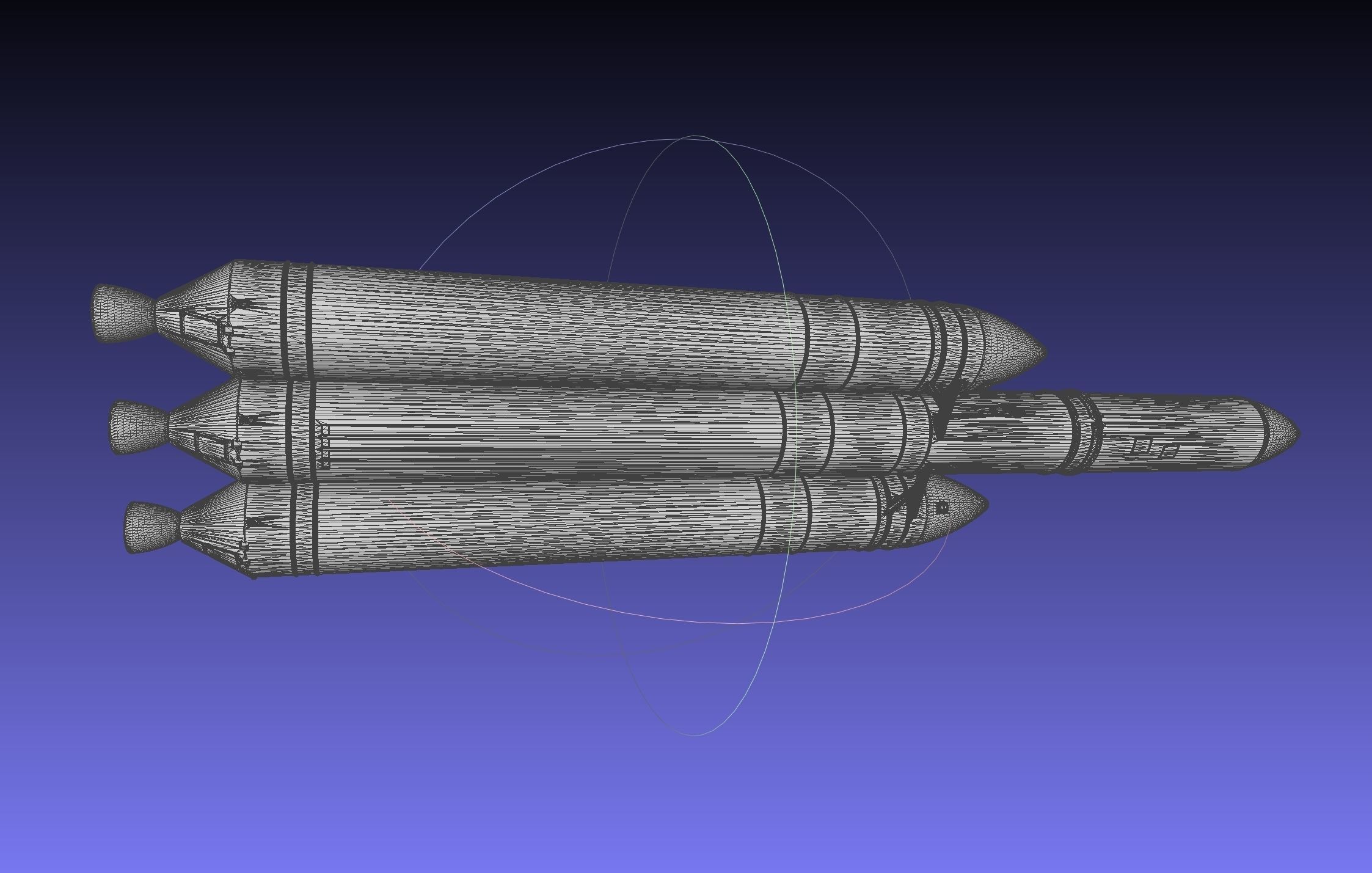 Delta IV Heavy Rocket 3D-Printable Miniature 3D print model_13