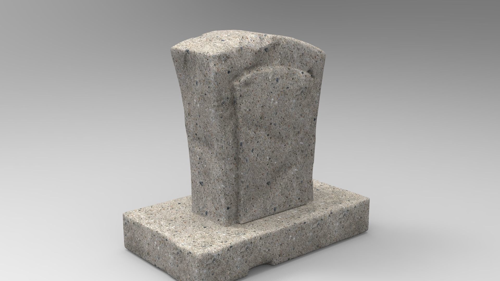 grave 3D model