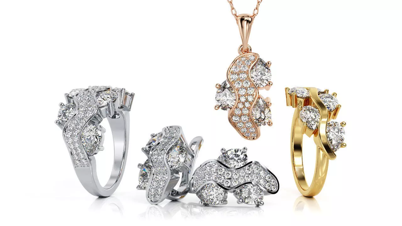 Wave Set S 0001  3D Model Collection_0