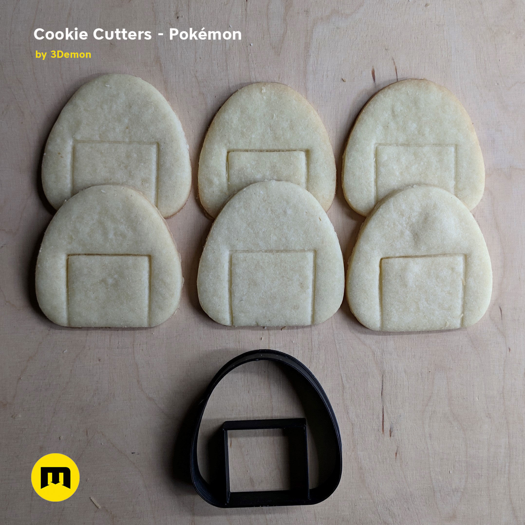 Pokemon Cookie Cutters set 3D print model_2