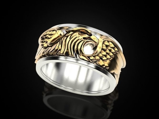 Ring of the Eagle  VERSION 2 3D print model