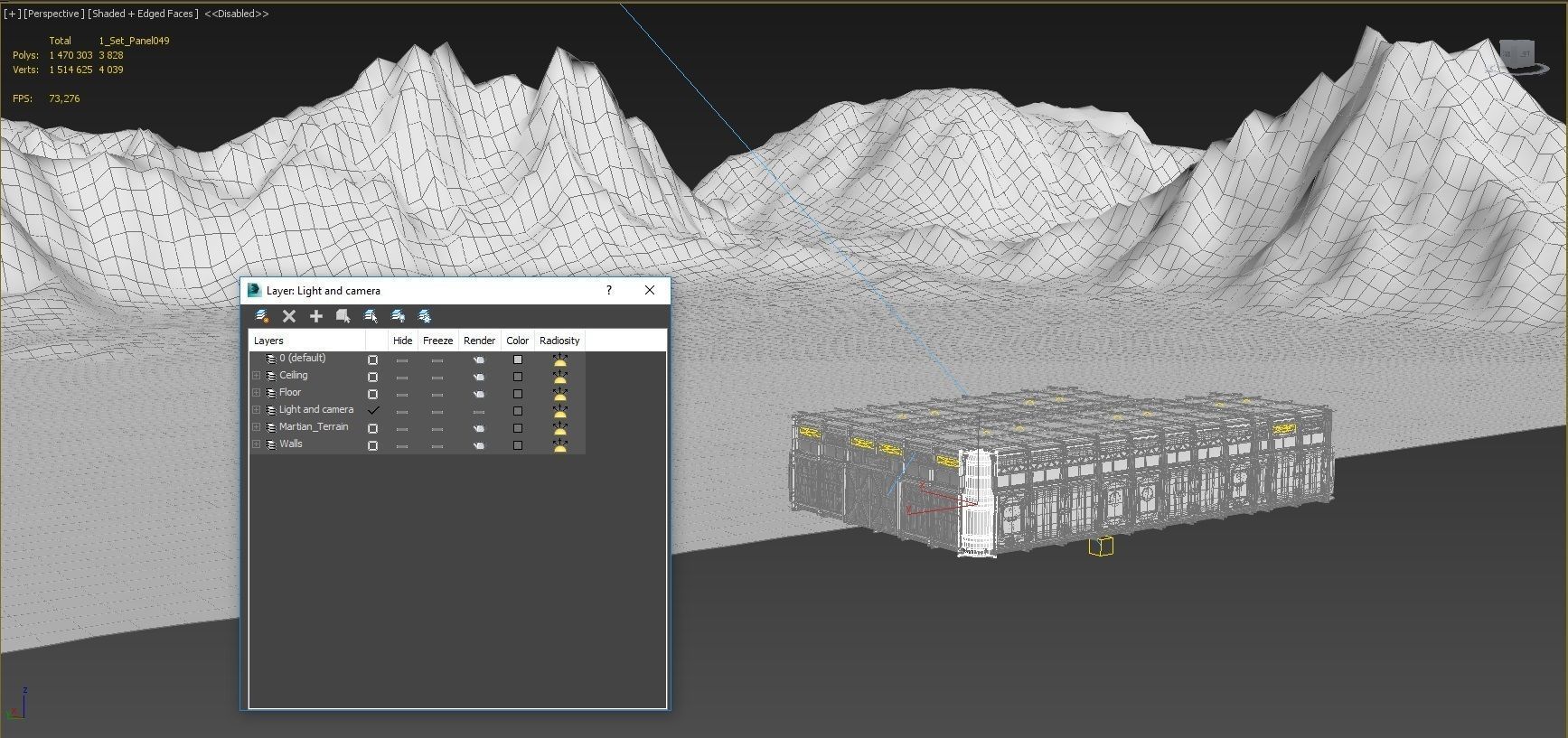 Sci Fi Lab Interior 02 3D model_14
