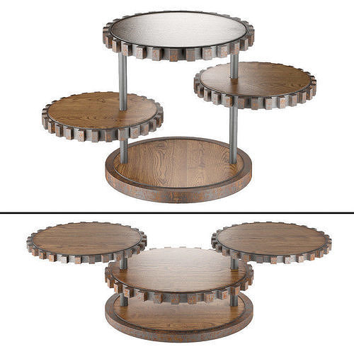 Sprockets End Table 3D model