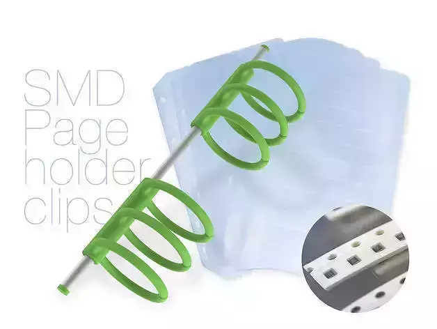 SMD page holder clips Free 3D print model