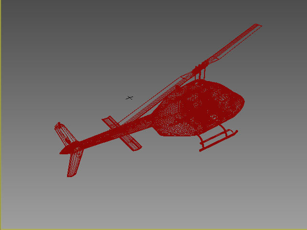 chopper Helicopter 3D model_9