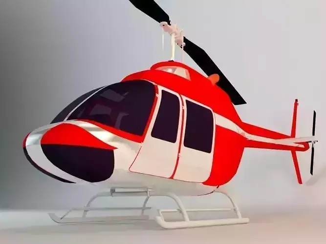 chopper Helicopter 3D model chopper Helicopter 3D model