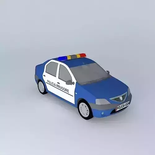 Dacia Logan  Albanian Police Car