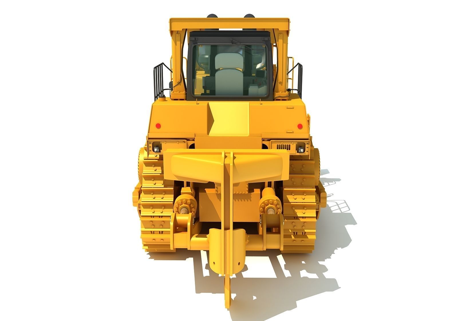Tracked Dozer 3D model_4