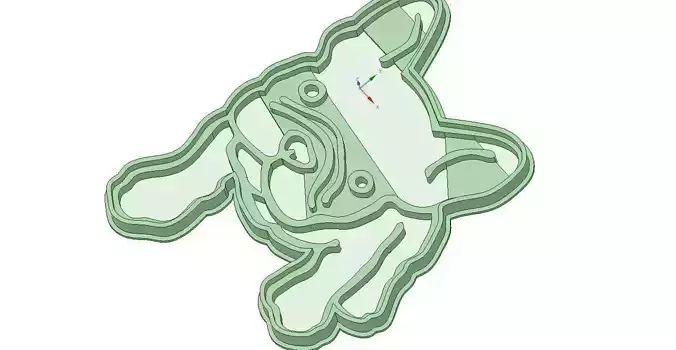 Bulldog Frances cookie cutter