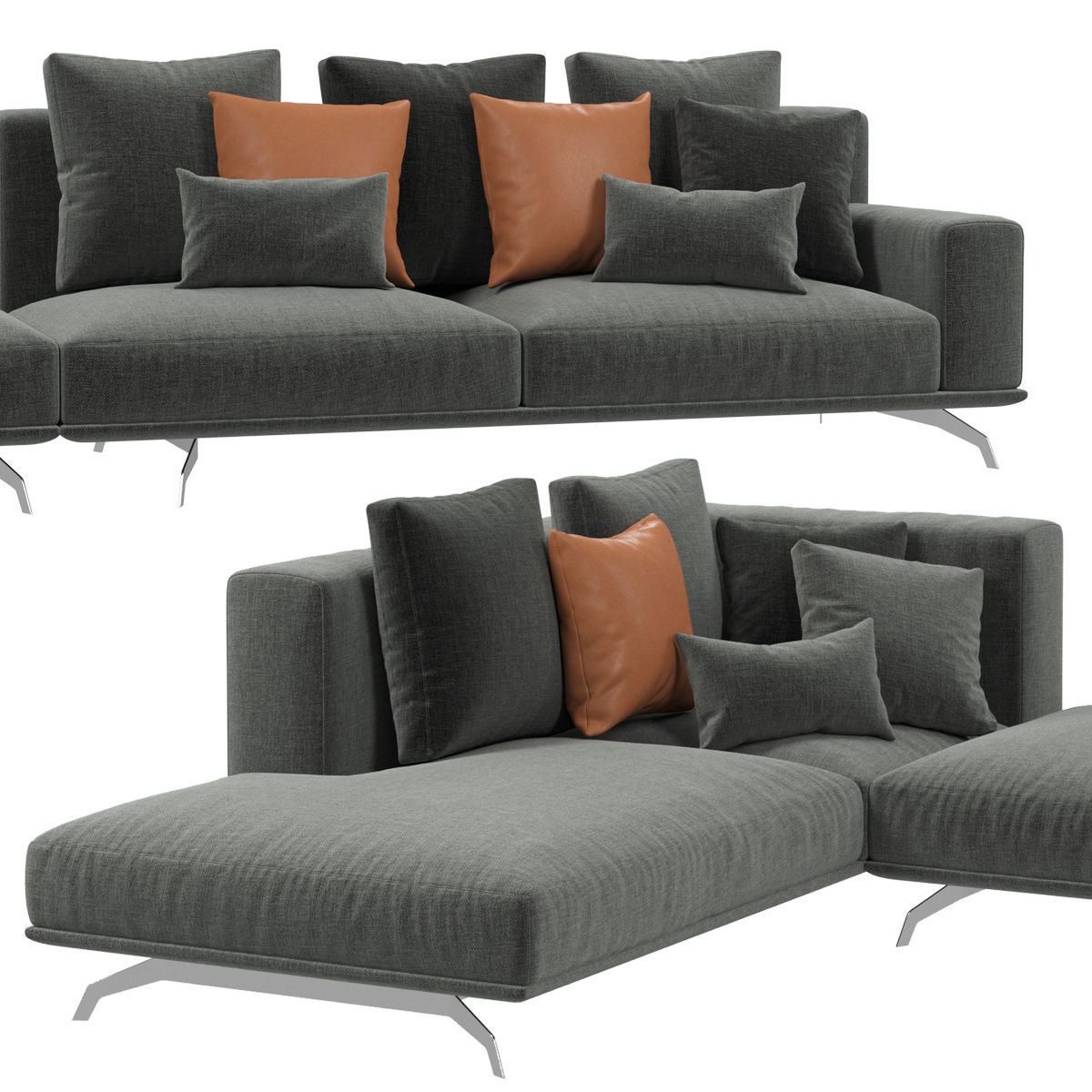 Ditreitalia Dalton sofa 3D model_2