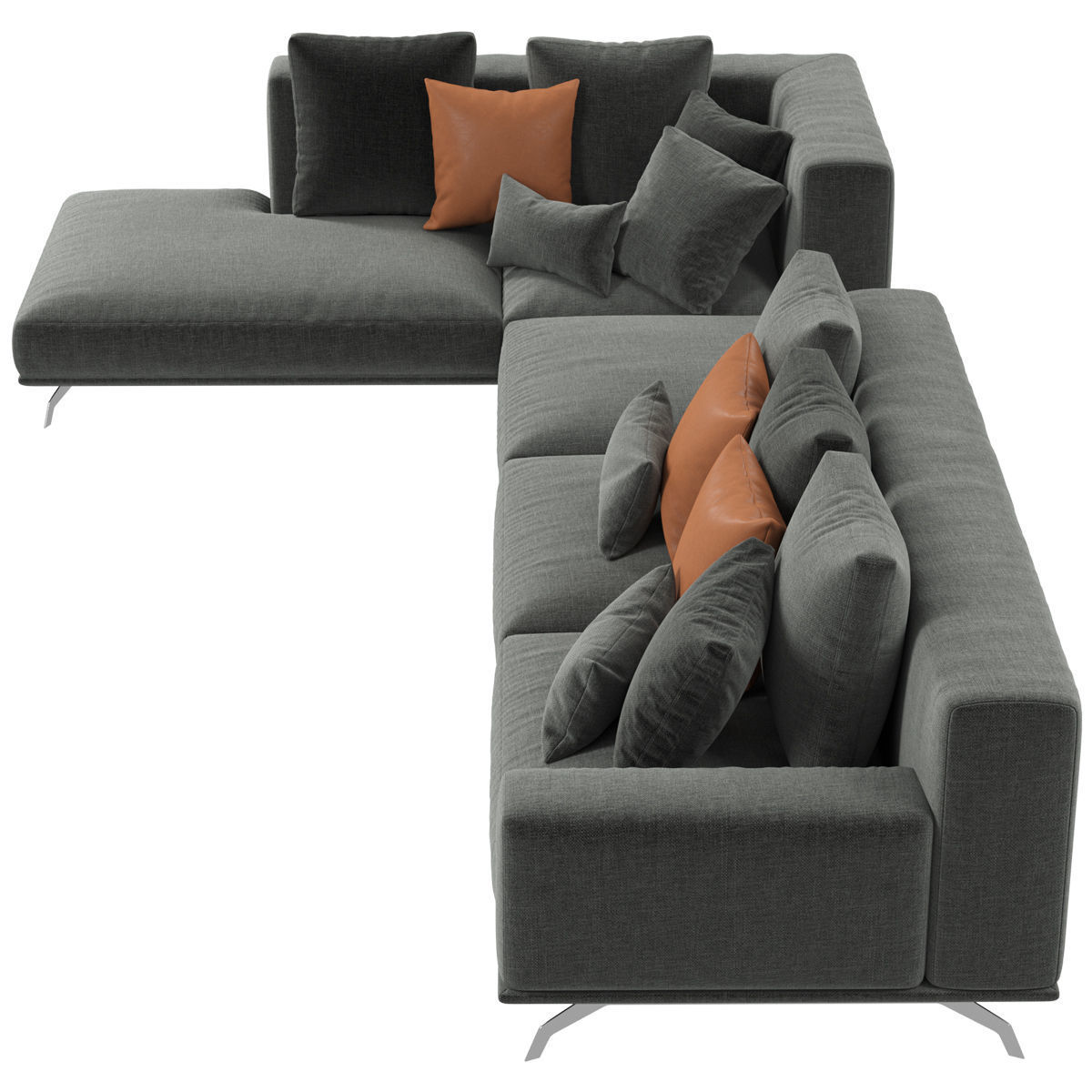 Ditreitalia Dalton sofa 3D model_1