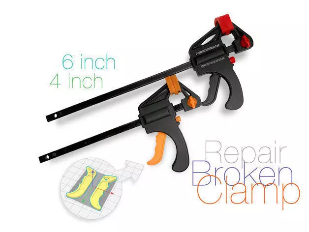 Broken Clamp Repair Free 3D print model_0