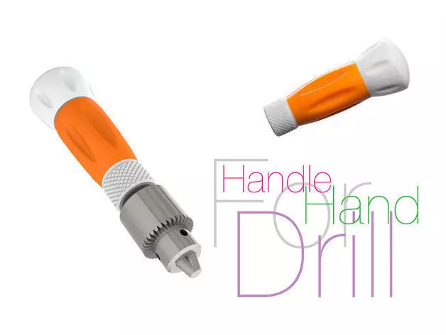 Handle for Hand Drill Free 3D print model
