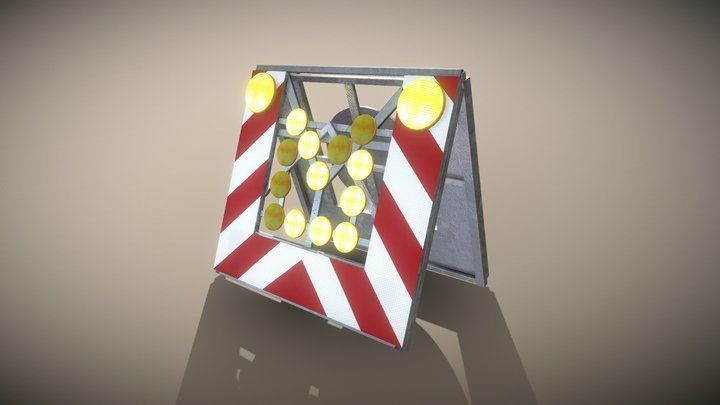Road Barriers - Simple Version 3D Model Collection_59