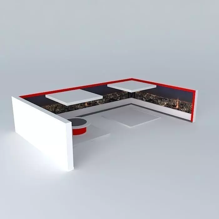 BBC News  Studio TC7  Television Centre Free 3D model_0