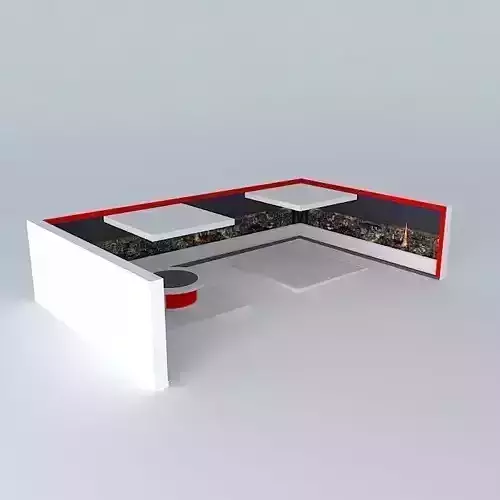 BBC News  Studio TC7  Television Centre Free 3D model