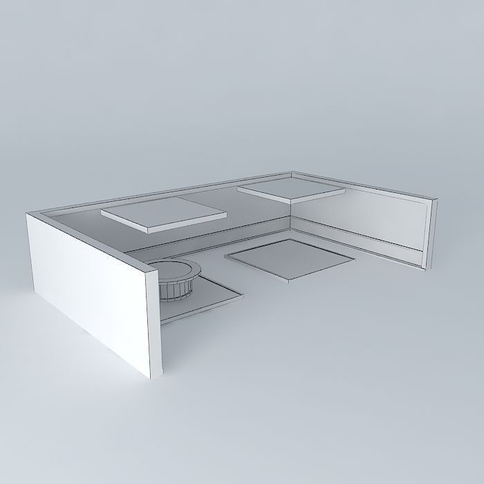 BBC News  Studio TC7  Television Centre Free 3D model_3