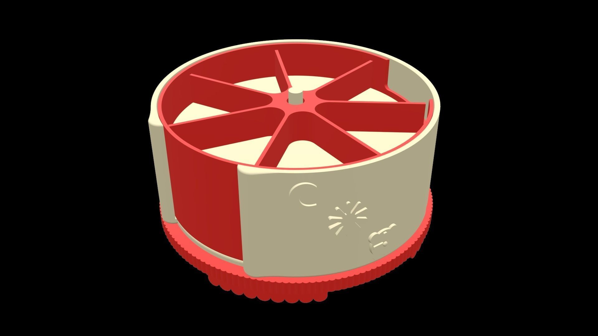 PillBox with seperated compartments for 7 Days  3D print model_21