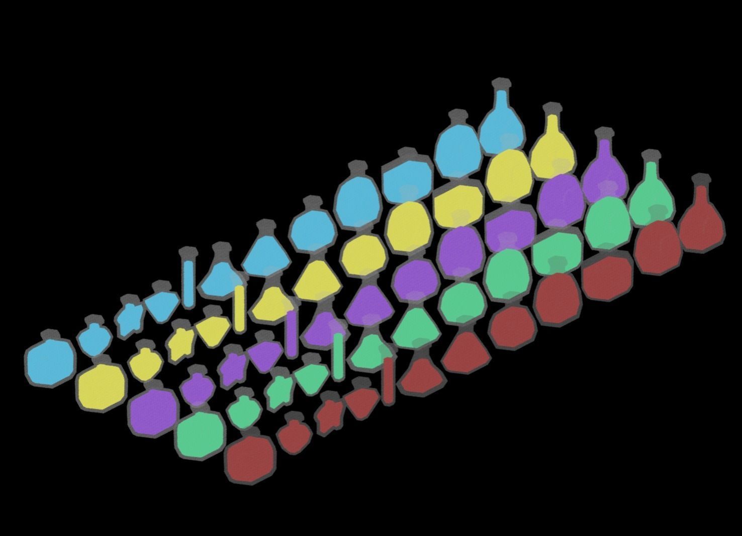 Low-Poly Potion Pack Low-poly 3D model_5