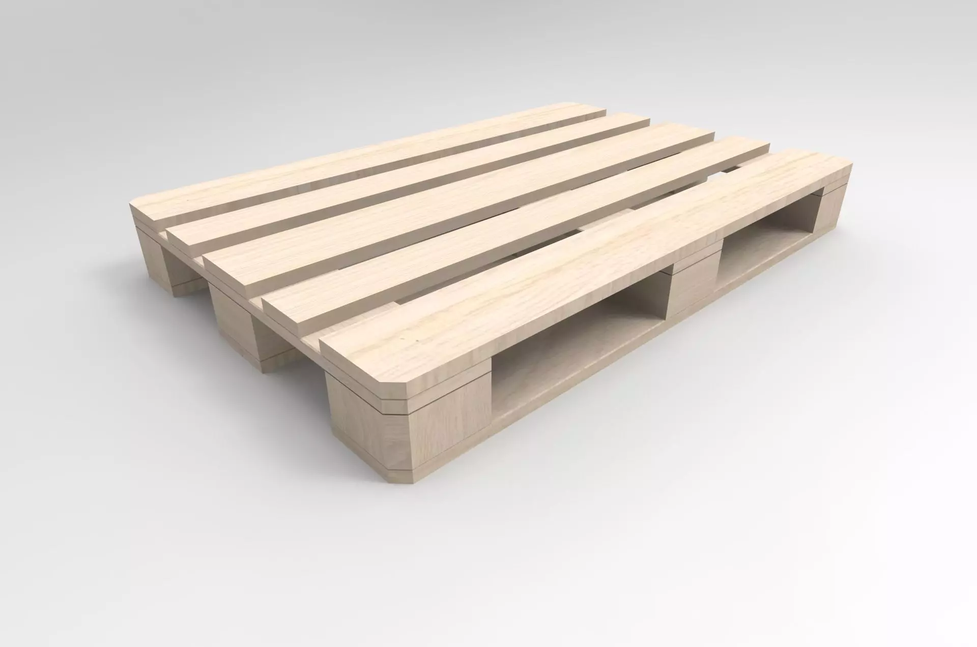 Euro Pallet 3D model_0