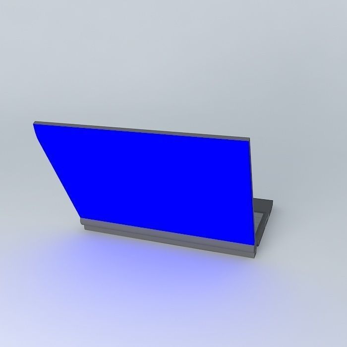 Toshiba NB Series Netbook Free 3D model_1