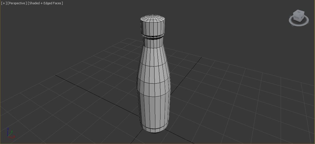 Water Bottel 3D model_3